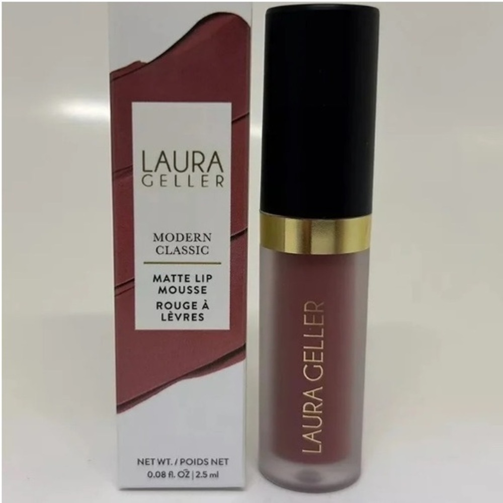 Laura Geller Modern Classic Matte Lip Mousse Shade Rich Rose